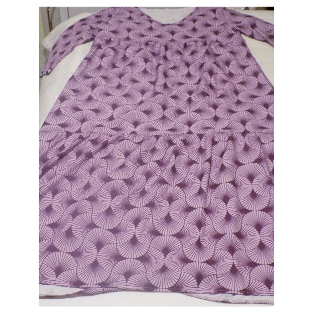 Purple Patterned Dress - Picture 11 of 11